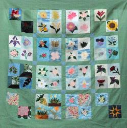 nifty Fifty breast cancer charity quilt