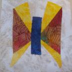 colorado butterfly quilt block