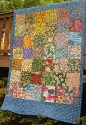 50 state flower fabric quilt