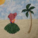 hawaii sunbonnet sue quilt block