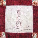 north carolina redwork quilt block