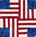 united state flag quilt block